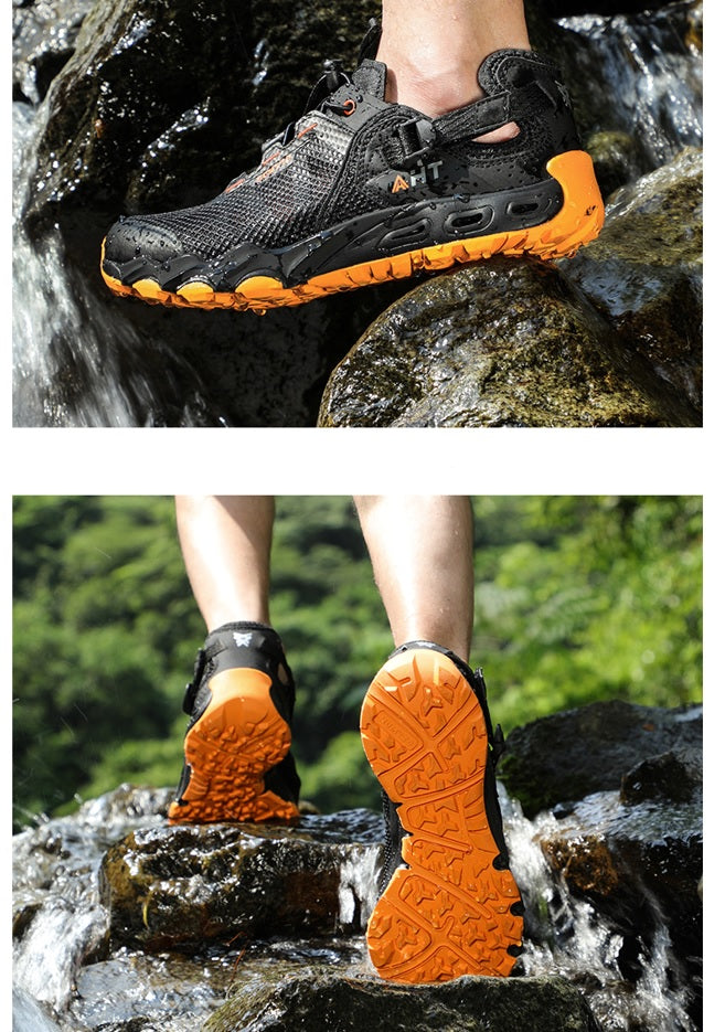 Black Hiking River Shoes - Men&#39;s