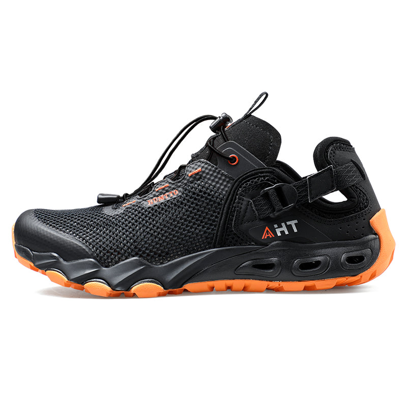 Black Hiking River Shoes - Men's