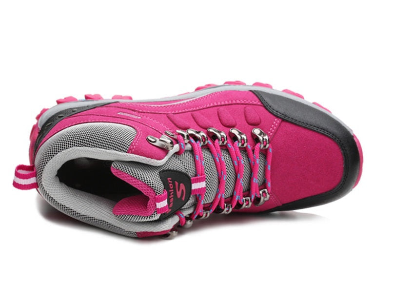 Pink Rock Hiking Boots