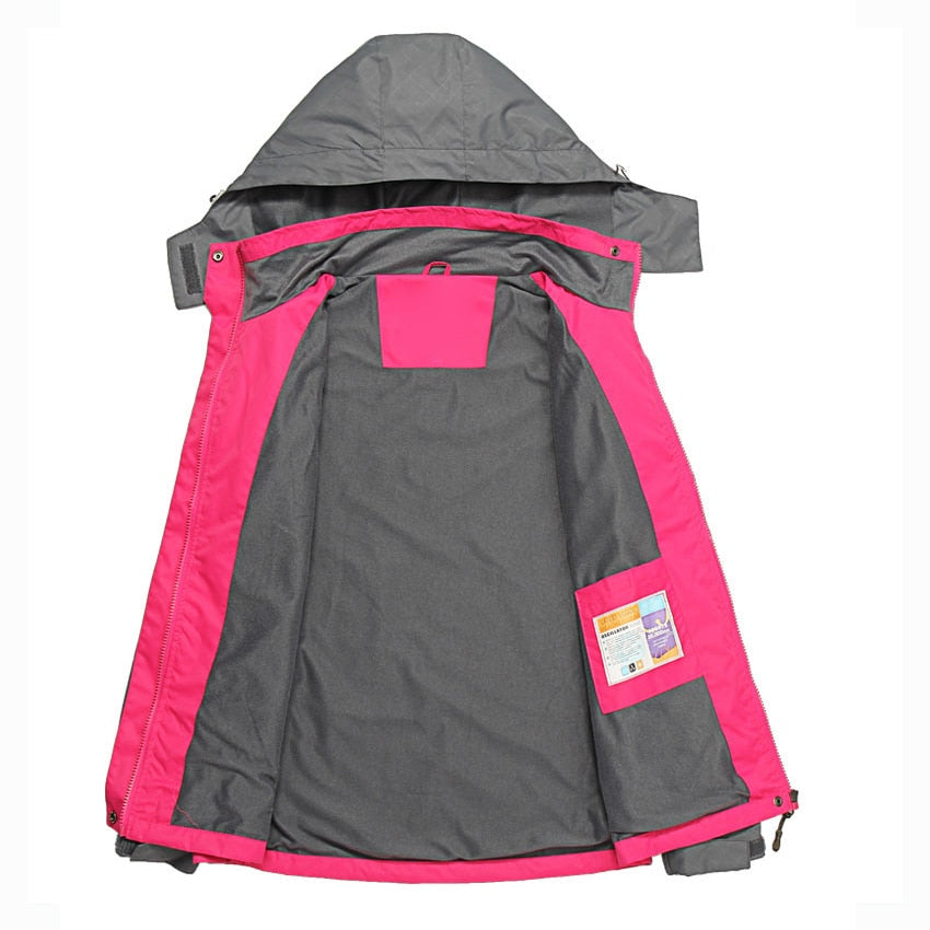 Pink Lady&#39;s Waterproof Hiking Jacket